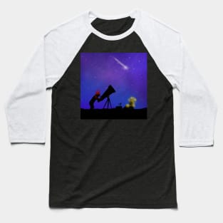 Crowley and Aziraphale stargazing Baseball T-Shirt